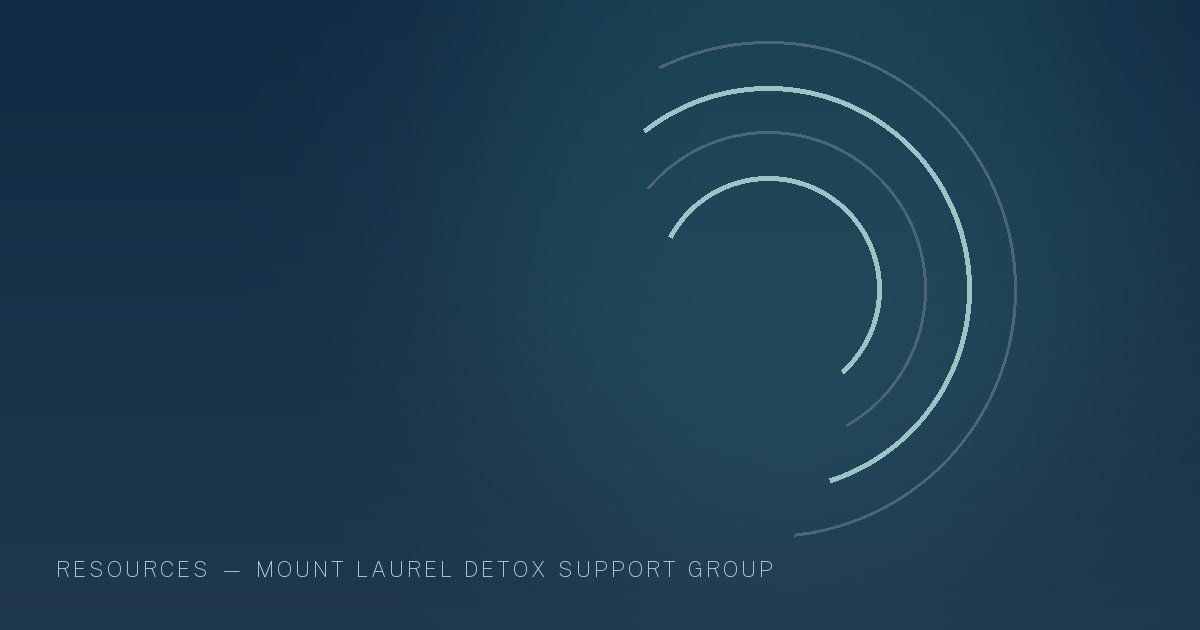 Illustration in the site's navy and teal palette showing overlapping arcs gathered around a common centre, marking this guide to Support for Families in New Jersey.